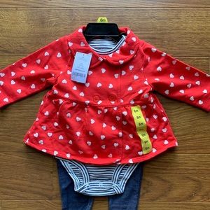 NWT Carter’s 3 Piece Set 6 Months